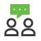 online chat users icon